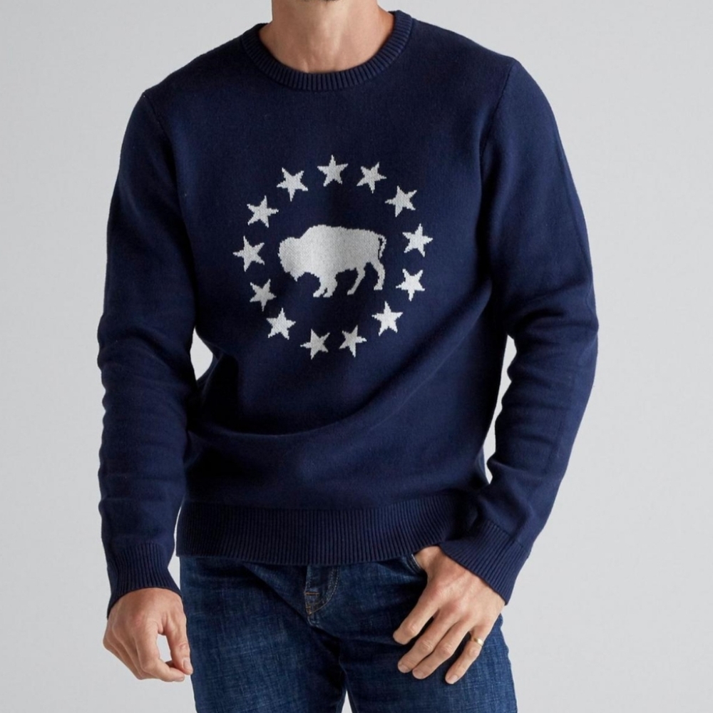 Lucky brand buffalo star sweater